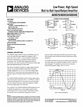 DataSheet AD8029 pdf